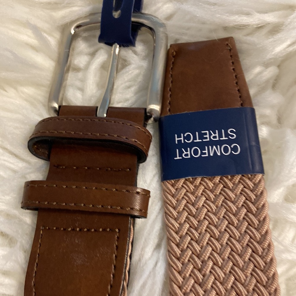 Saddlebred Tan / Brown Belt size 38/40 brand new comfort stretch - Picture 12 of 12